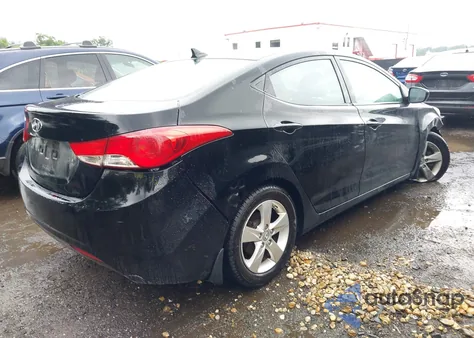 2013 Hyundai Elantra Gls из США, поврежденный, VIN KMHDH4AE4DU923541